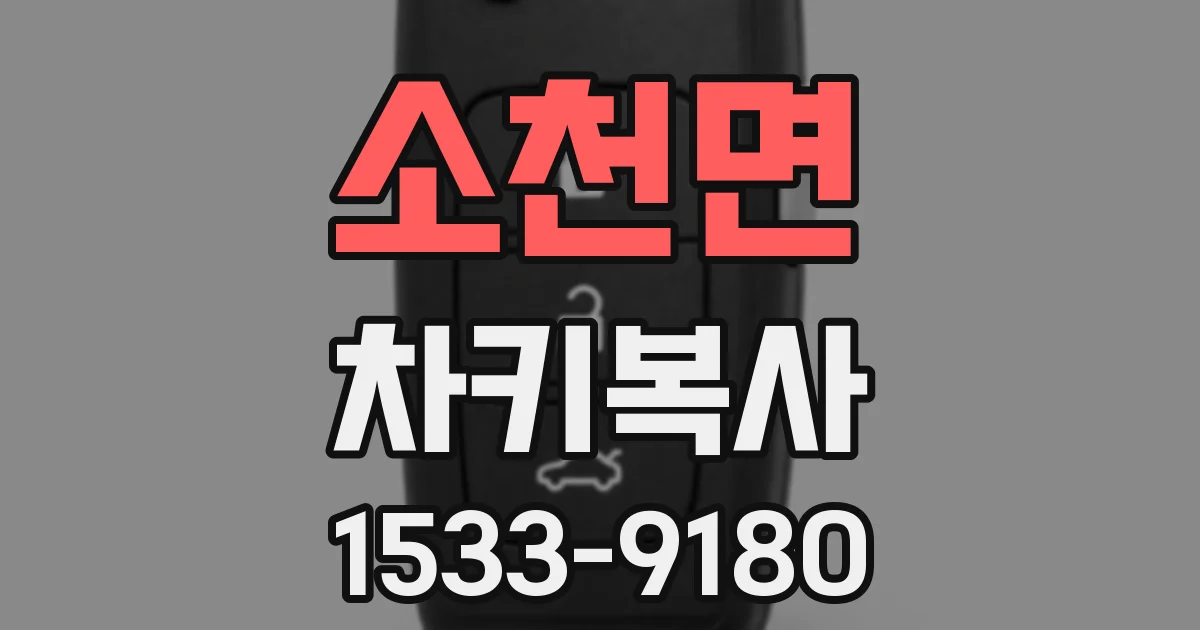 소천면 차키복사