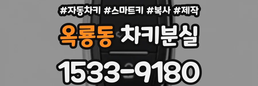 옥룡동 차키분실