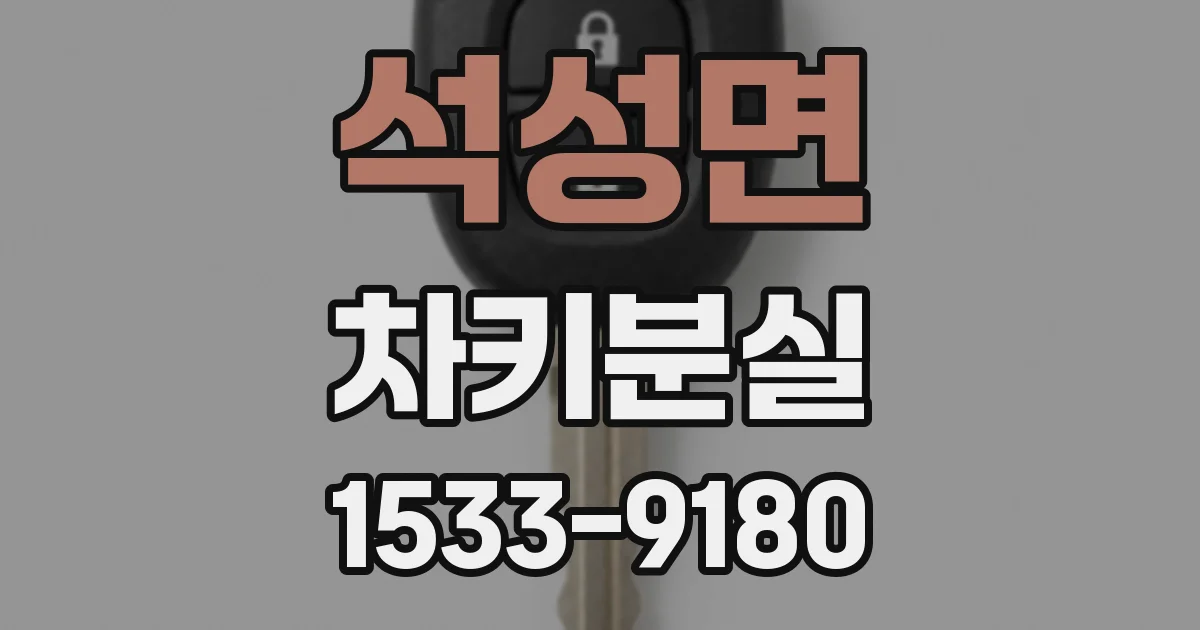 석성면 차키분실