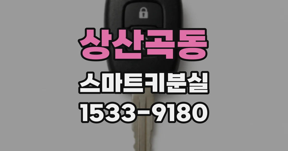 상산곡동 스마트키분실