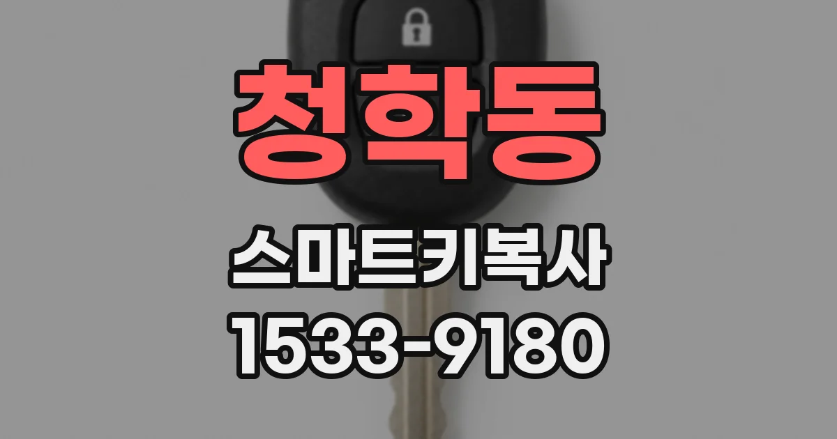 청학동 스마트키복사