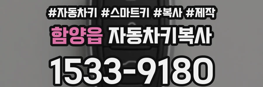 함양읍 자동차키복사