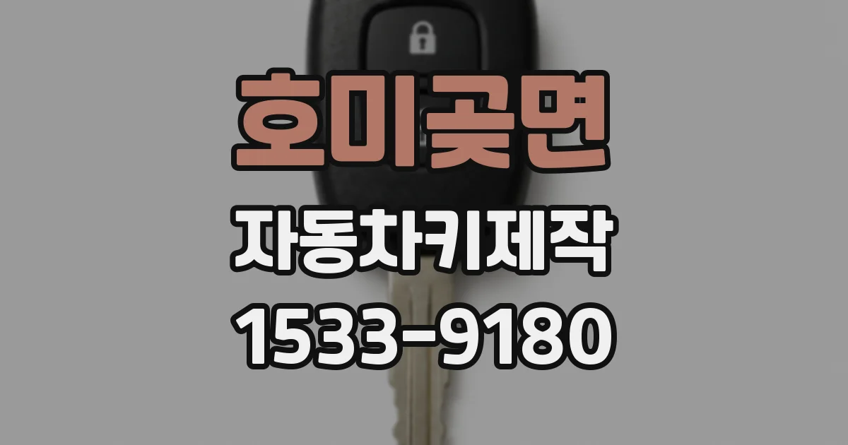 호미곶면 자동차키제작