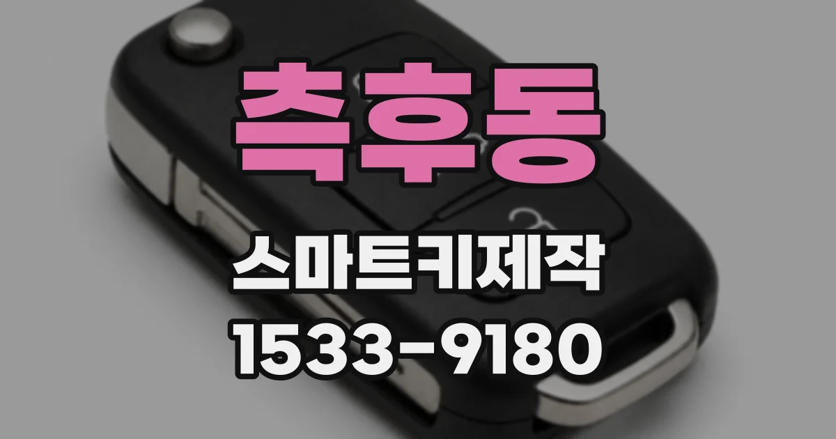 측후동 스마트키제작