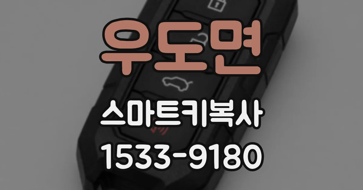 우도면 스마트키복사