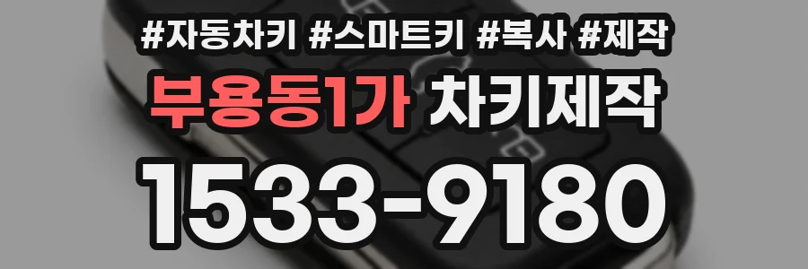부용동1가 차키제작