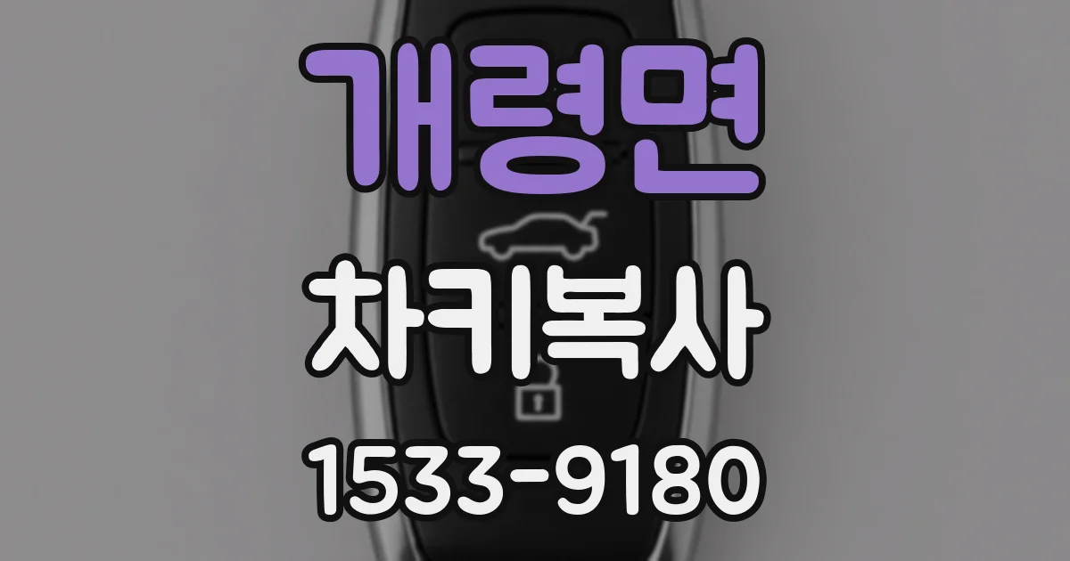 개령면 차키복사