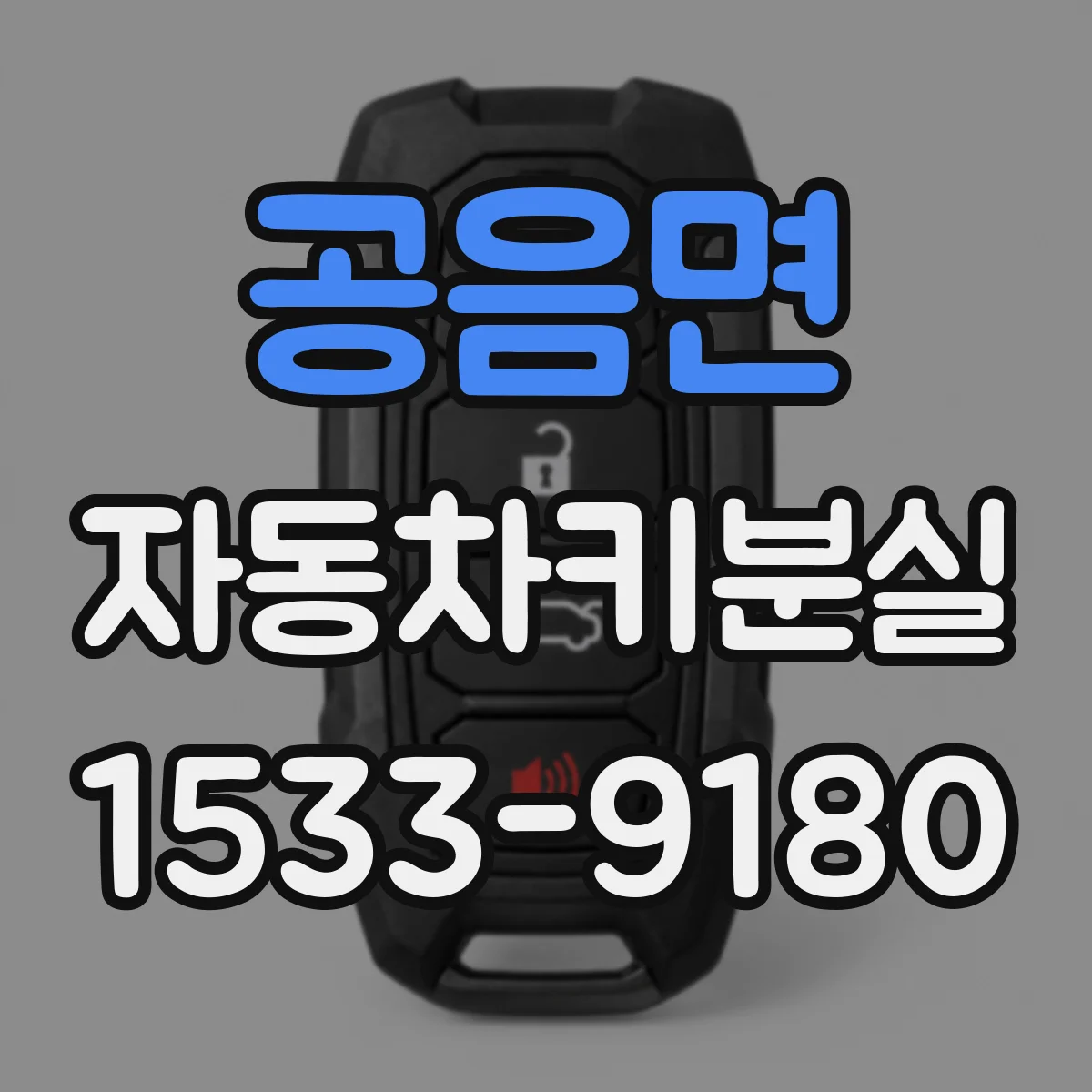 공음면 자동차키분실