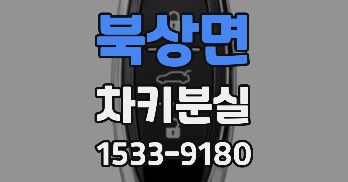 북상면 차키분실