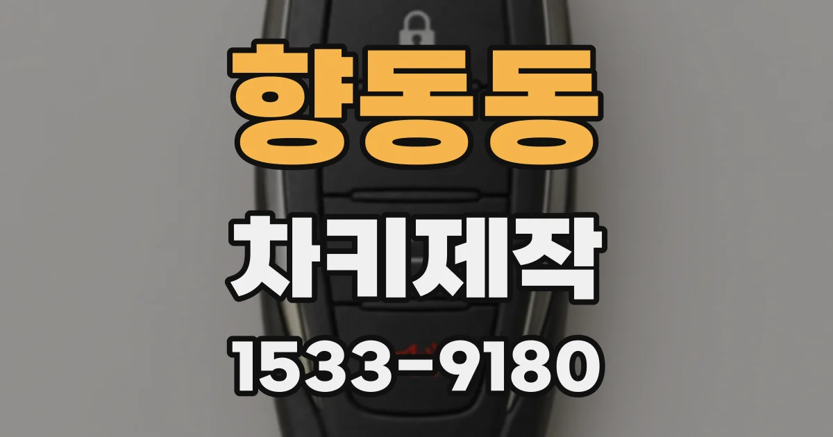 향동동 차키제작
