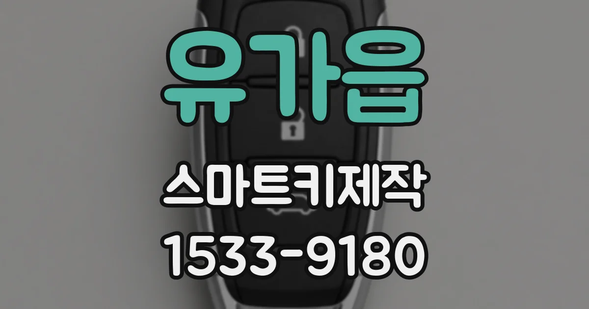 유가읍 스마트키제작
