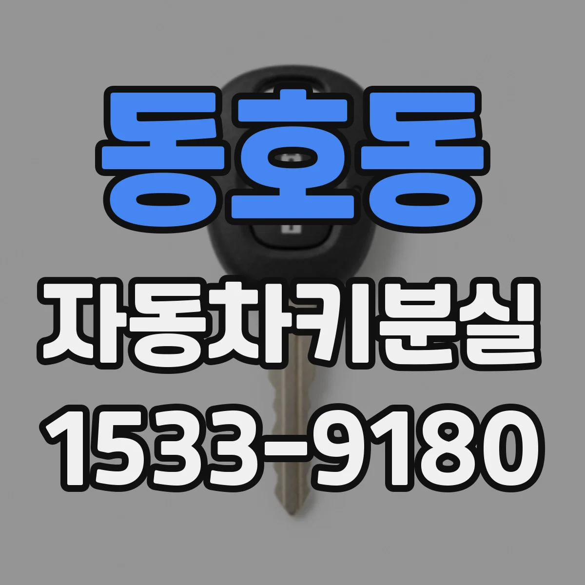 동호동 자동차키분실