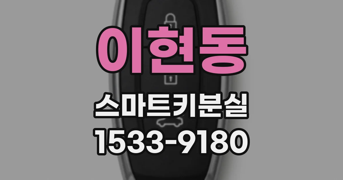 이현동 스마트키분실