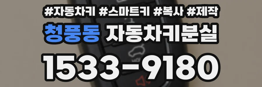 청풍동 자동차키분실