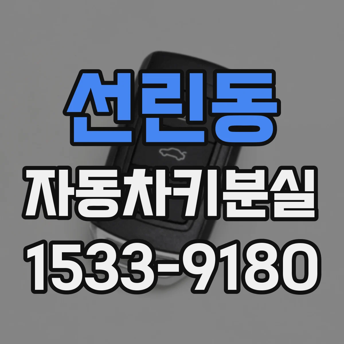 선린동 자동차키분실