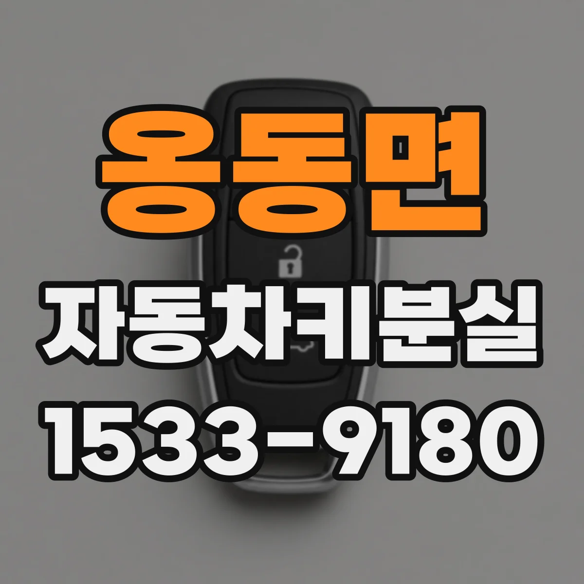 옹동면 자동차키분실