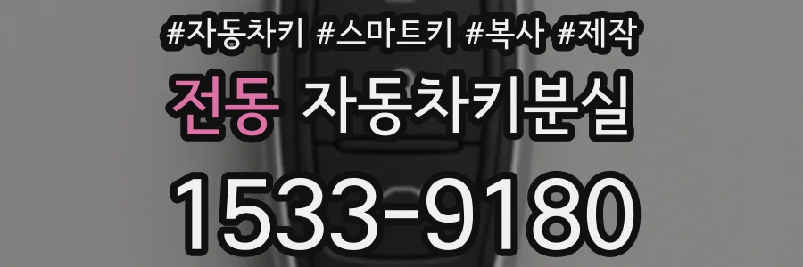 전동 자동차키분실