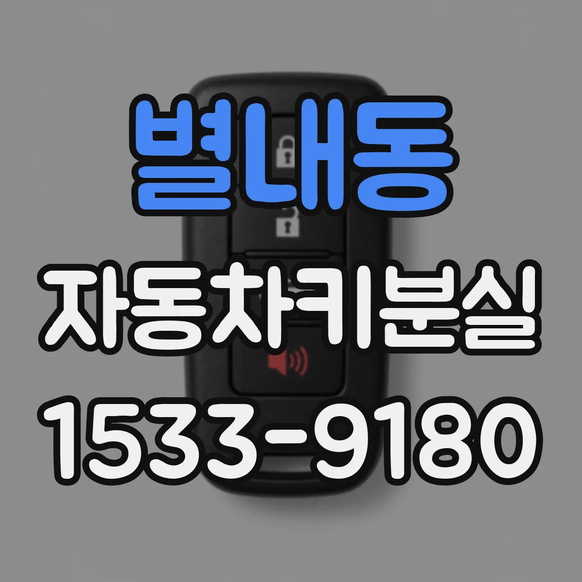 별내동 자동차키분실