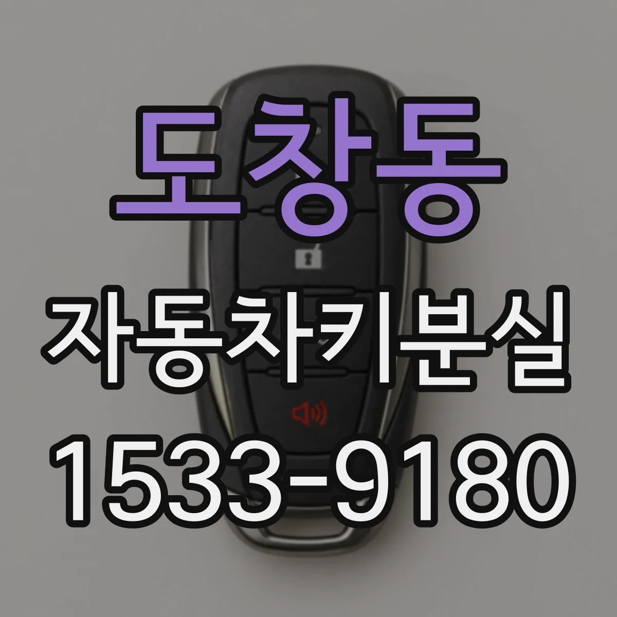 도창동 자동차키분실
