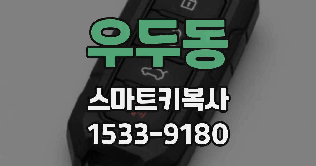우두동 스마트키복사