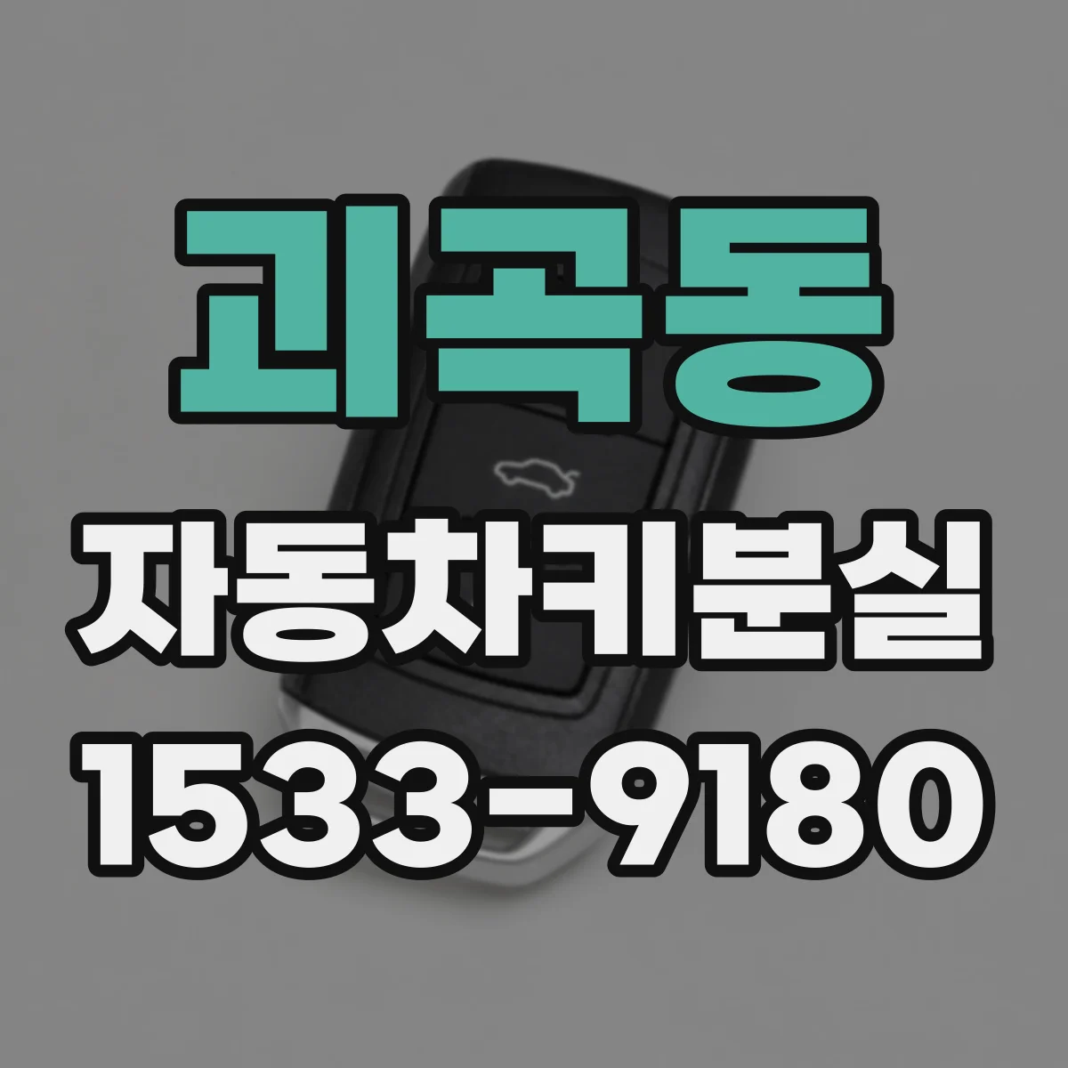 괴곡동 자동차키분실