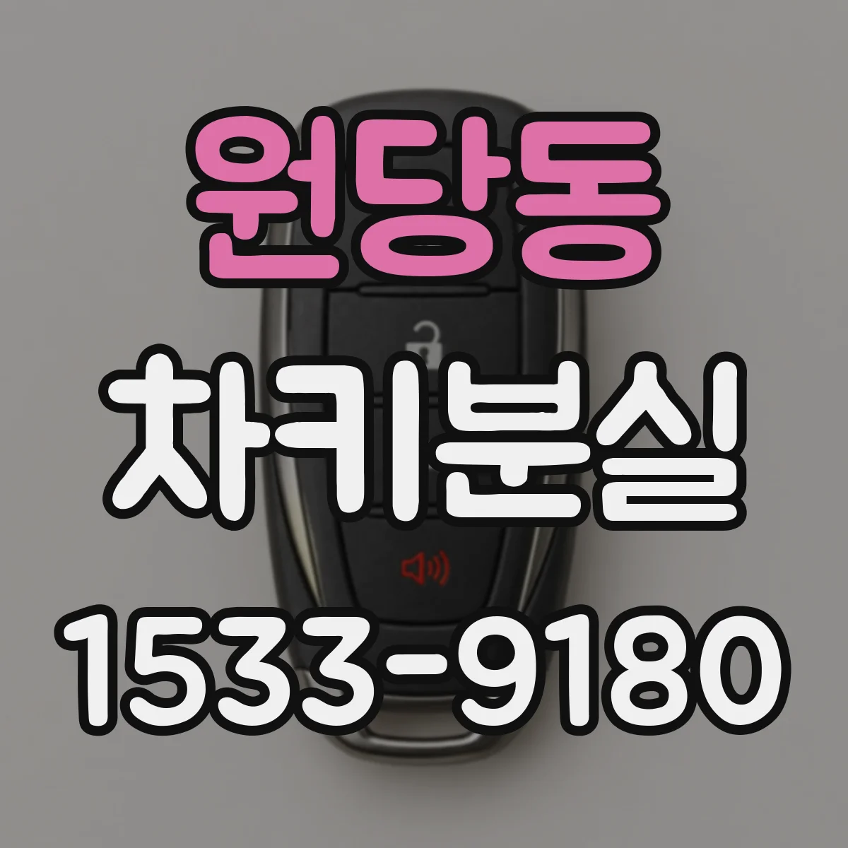 원당동 차키분실