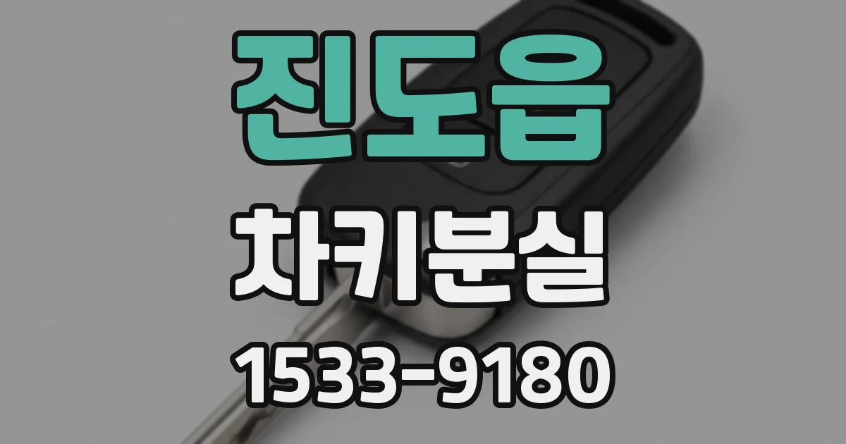 진도읍 차키분실