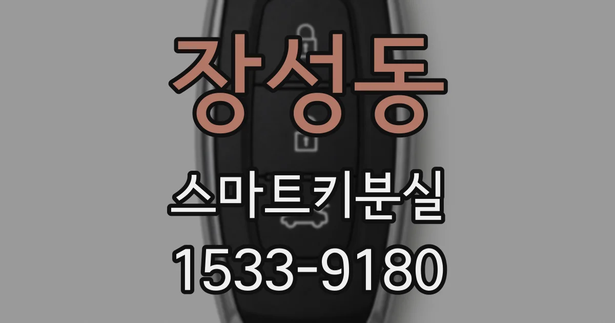 장성동 스마트키분실