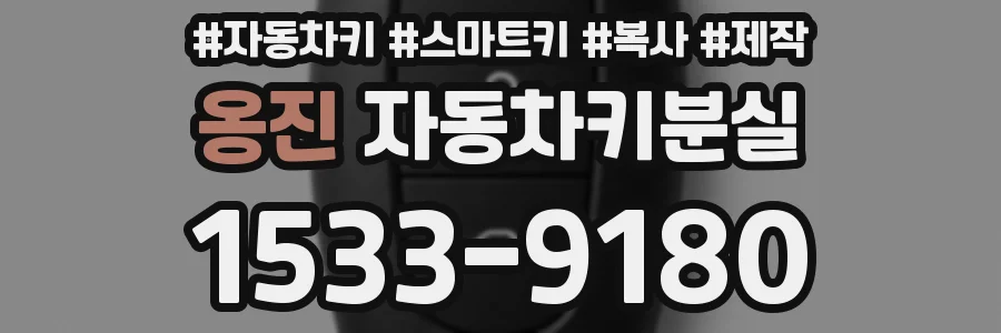 옹진 자동차키분실