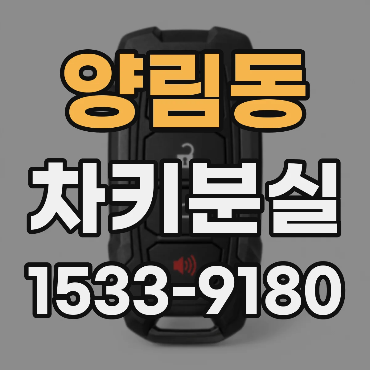 양림동 차키분실