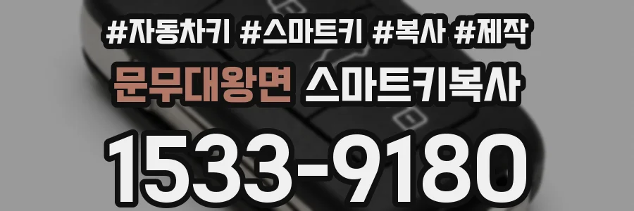 문무대왕면 스마트키복사