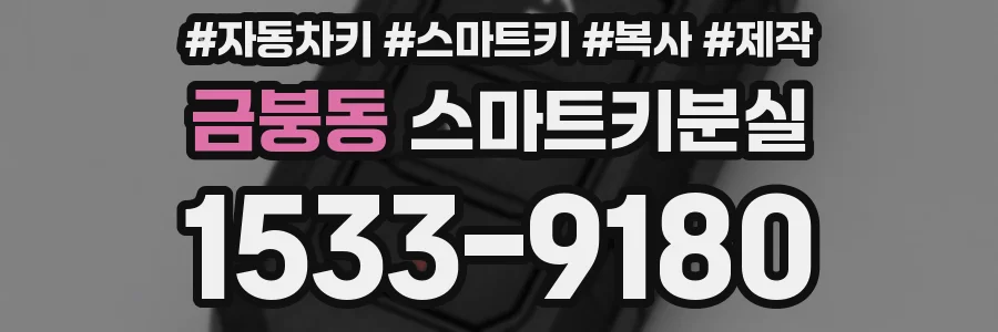 금붕동 스마트키분실