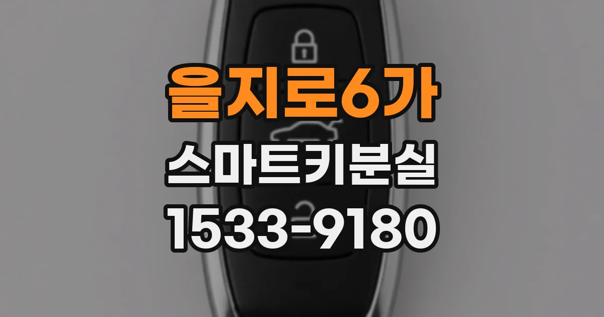 을지로6가 스마트키분실