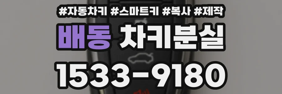 배동 차키분실