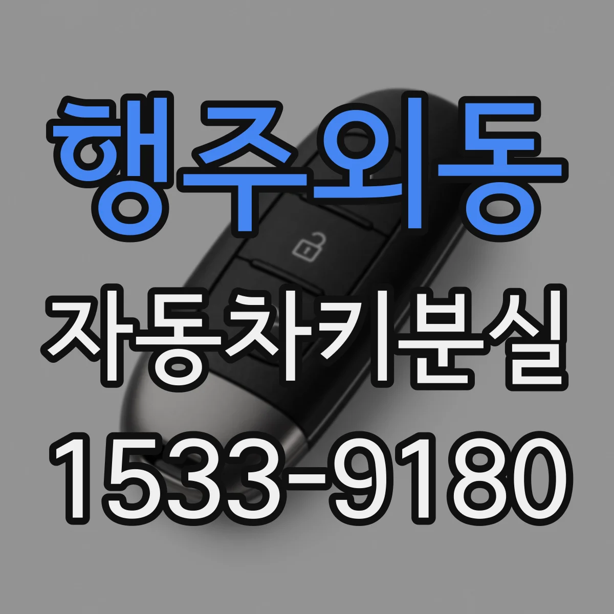 행주외동 자동차키분실
