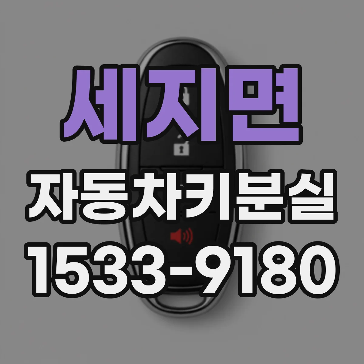 세지면 자동차키분실