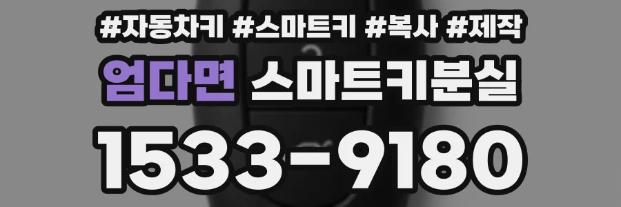 엄다면 스마트키분실