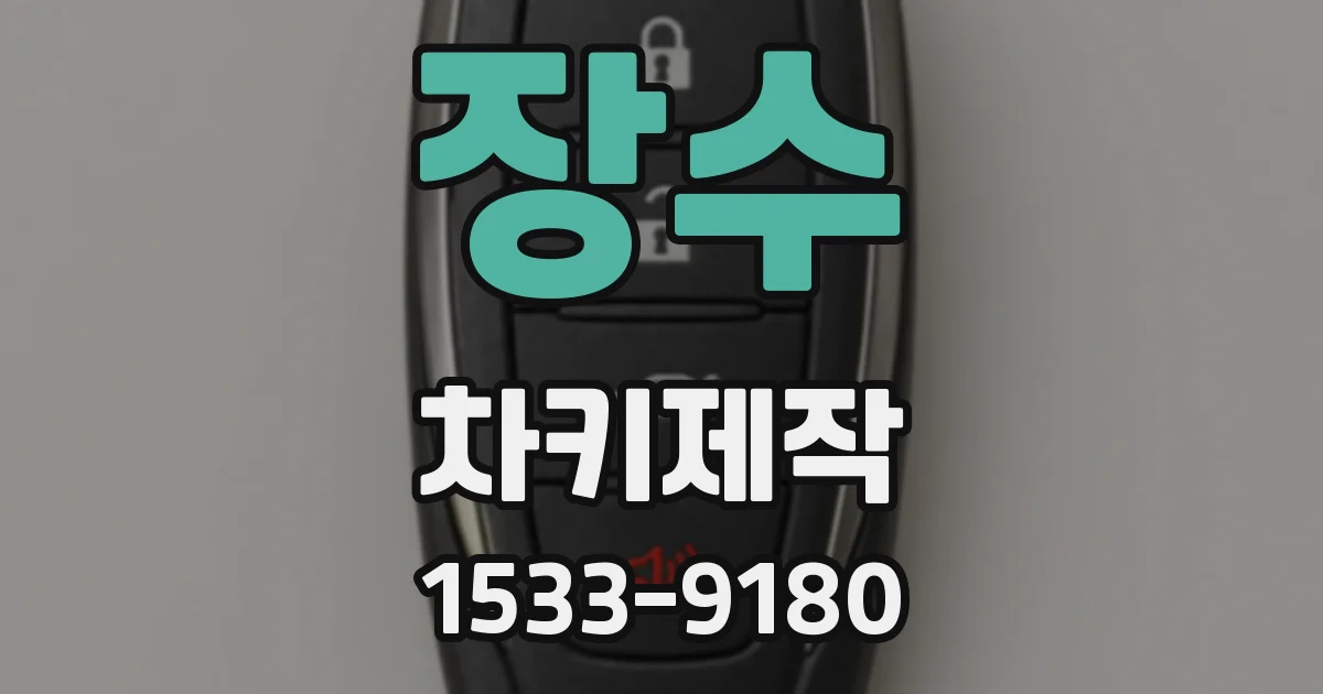 장수 차키제작