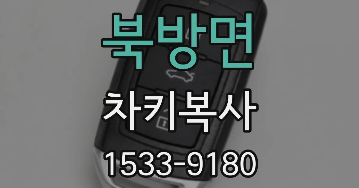 북방면 차키복사