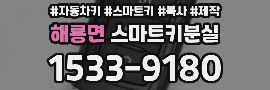 해룡면 스마트키분실