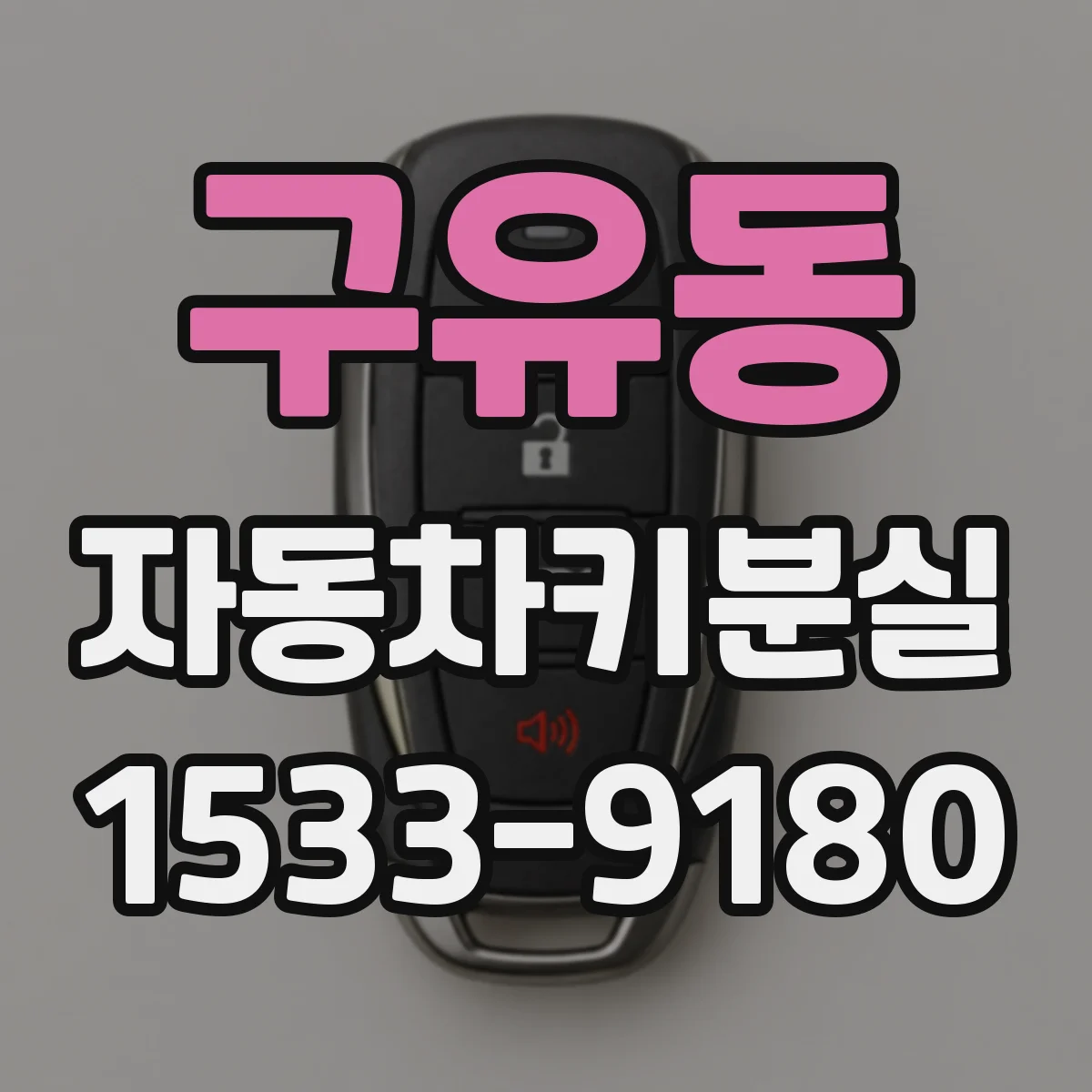 구유동 자동차키분실