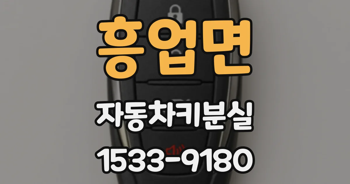 흥업면 자동차키분실