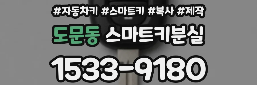 도문동 스마트키분실
