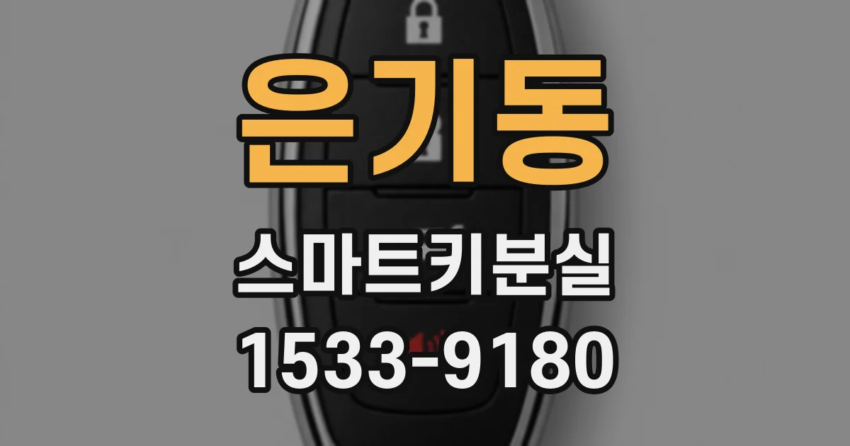 은기동 스마트키분실