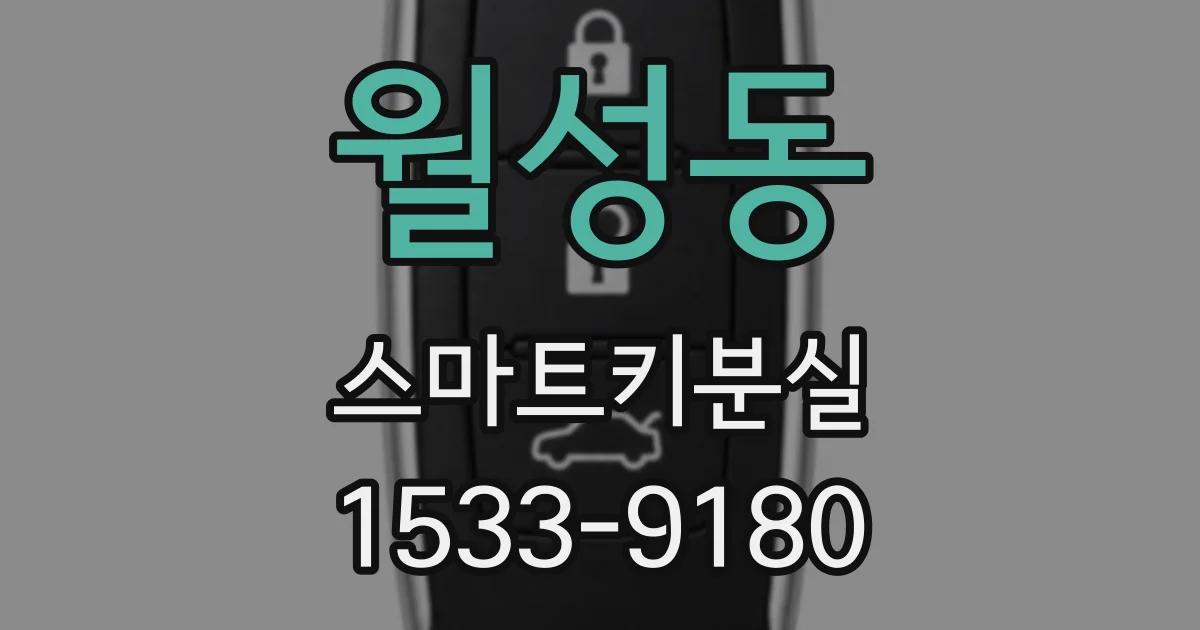 월성동 스마트키분실