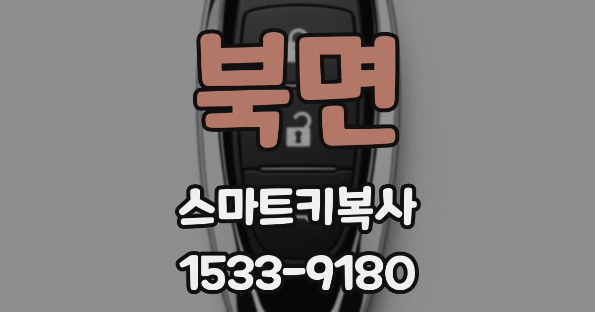 북면 스마트키복사