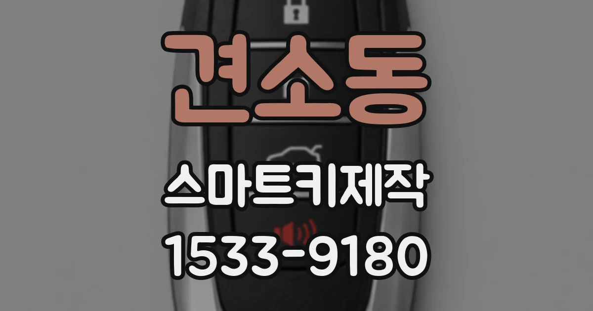 견소동 스마트키제작
