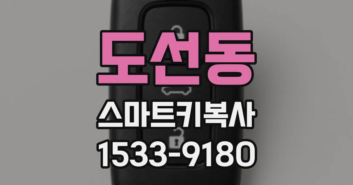도선동 스마트키복사