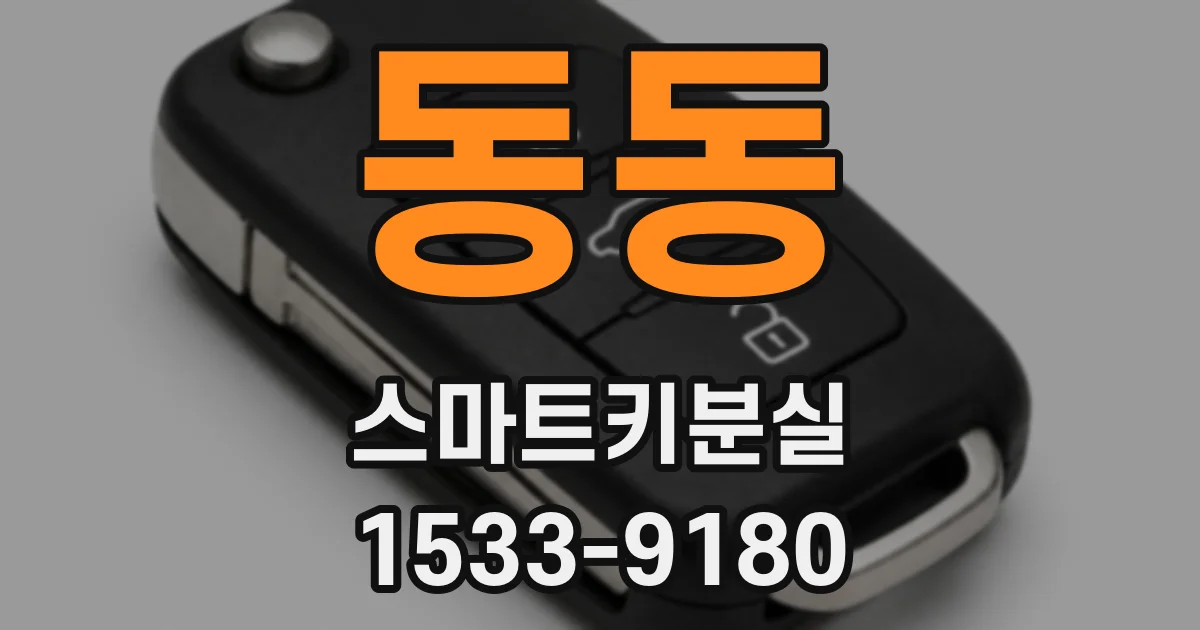 동동 스마트키분실