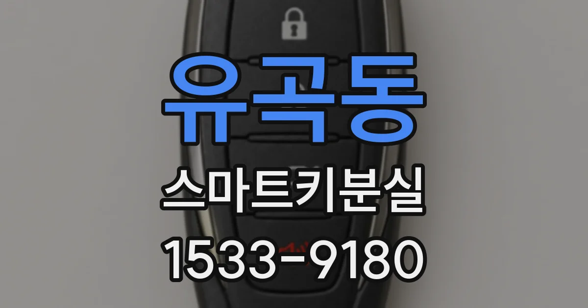 유곡동 스마트키분실